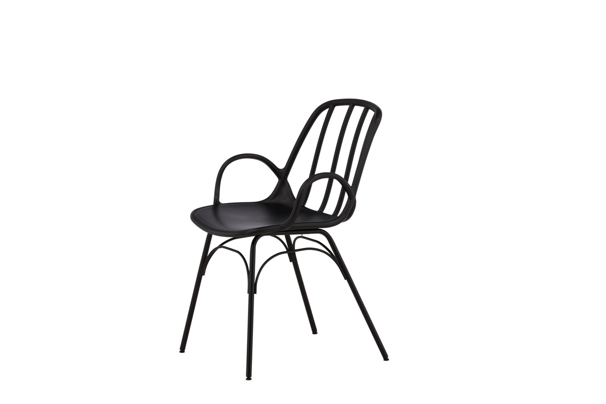 Venture Design Dyrön Matstolar 2-pack Svart