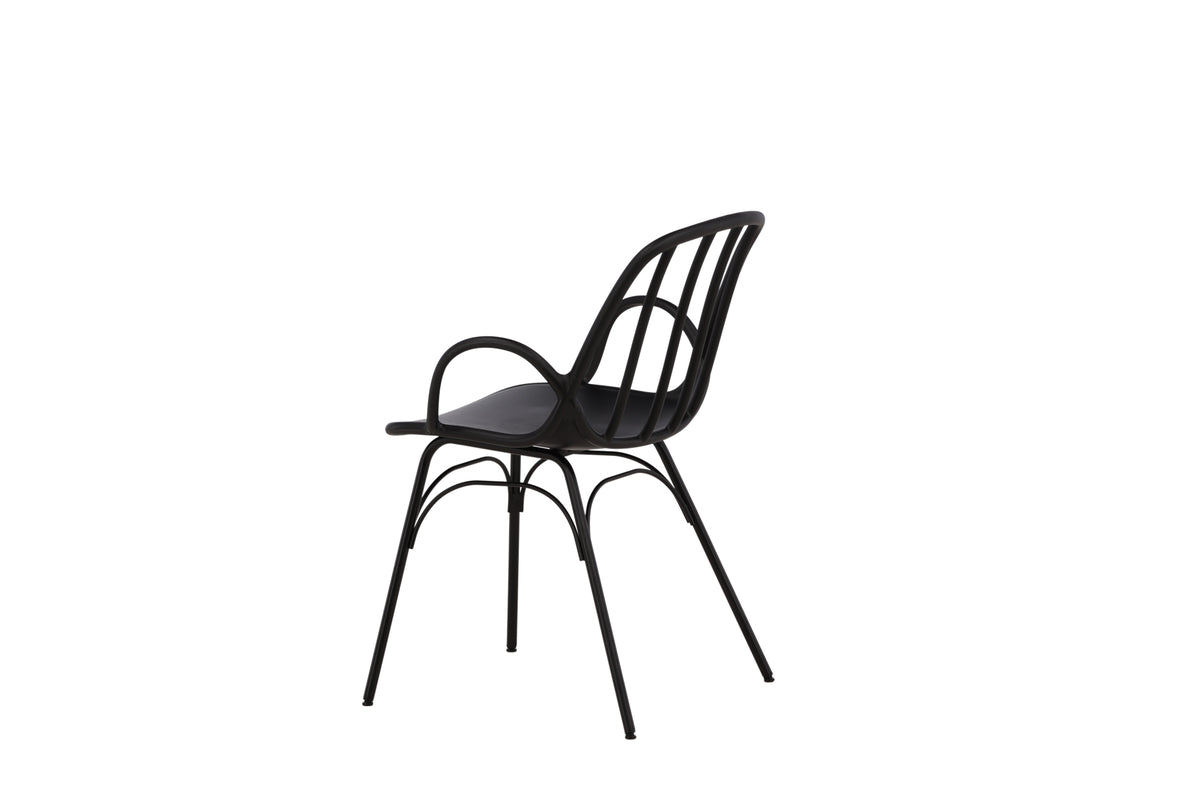 Venture Design Dyrön Matstolar 2-pack Svart