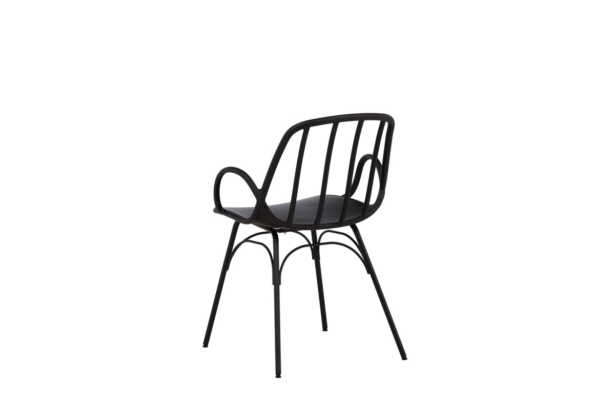 Venture Design Dyrön Matstolar 2-pack Svart