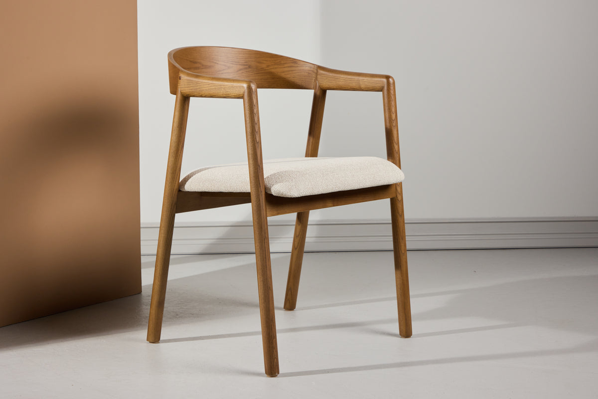 Venture Design Långön Matstolar 2-pack Mörkbrun