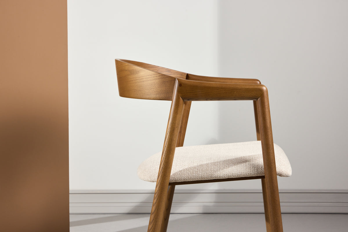 Venture Design Långön Matstolar 2-pack Mörkbrun