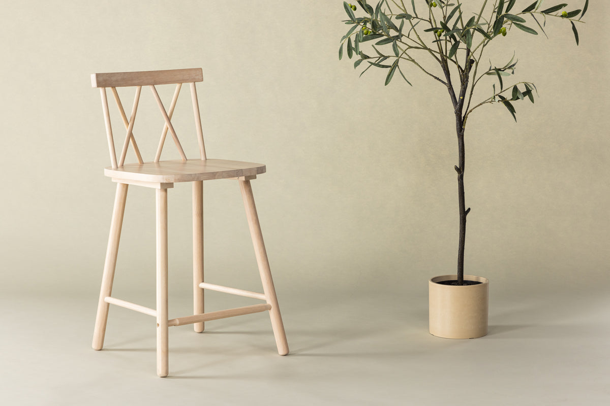 Venture Design Mollöström Barstolar 2-pack Vitputsad