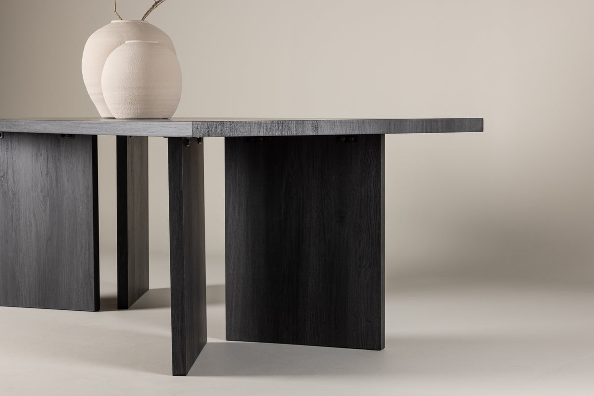 Venture Design Bassholmen Rektangulära Matbord 240 x 100 Svart