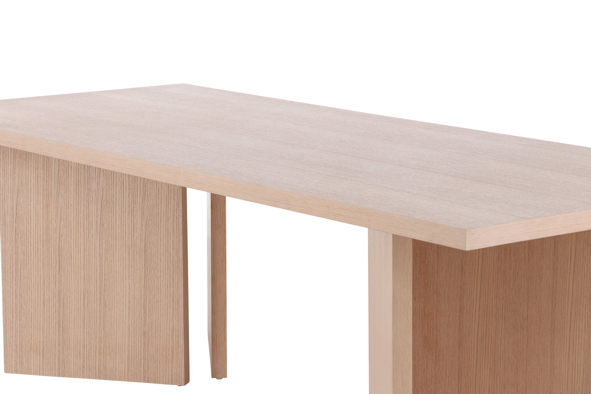 Venture Design Bassholmen Rektangulära Matbord 240 x 100 Vitputsad