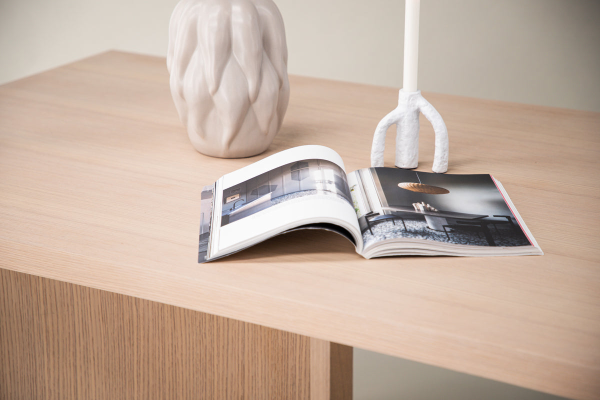 Venture Design Bassholmen Rektangulära Matbord 240 x 100 Vitputsad