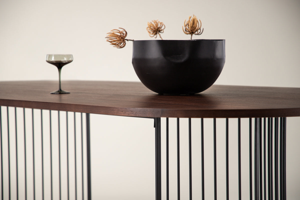 Venture Design Hamneskär Ovala Matbord 220 x 110 Valnöt
