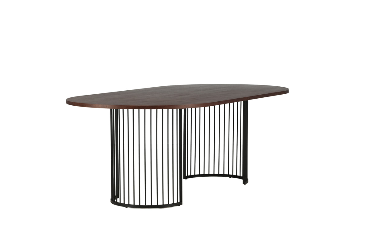 Venture Design Hamneskär Ovala Matbord 220 x 110 Valnöt