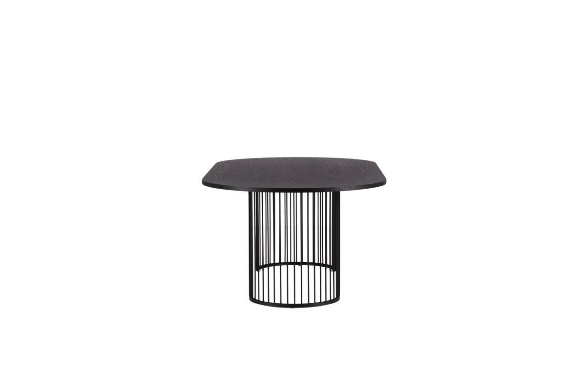 Venture Design Hamneskär Ovala Matbord 220 x 110 Svart