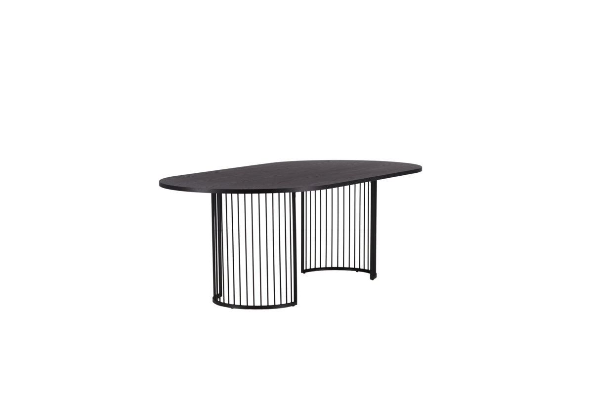 Venture Design Hamneskär Ovala Matbord 220 x 110 Svart