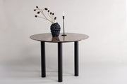 Venture Design Havsten Runda Matbord ⌀106 Svart
