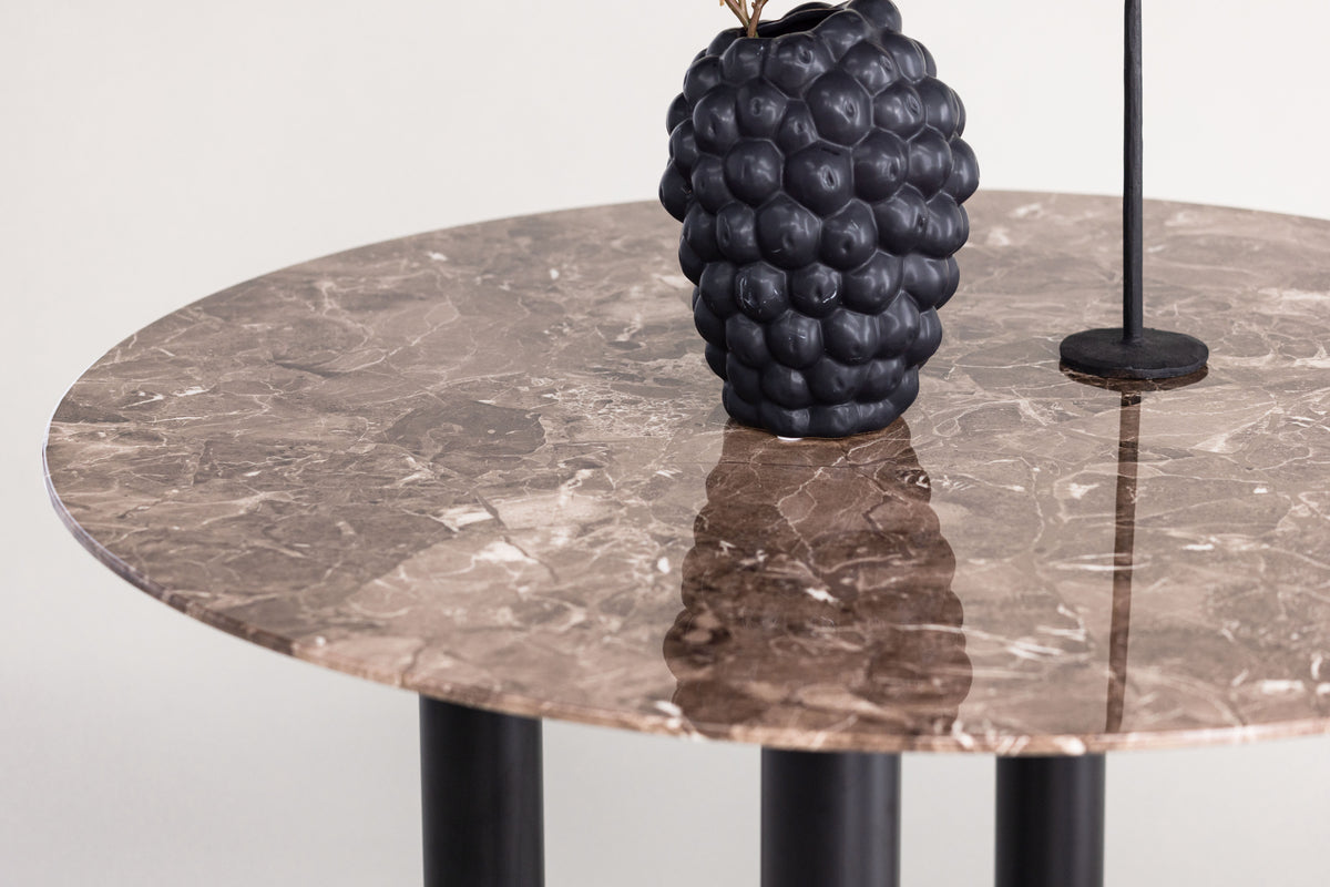 Venture Design Havsten Runda Matbord ⌀106 Svart