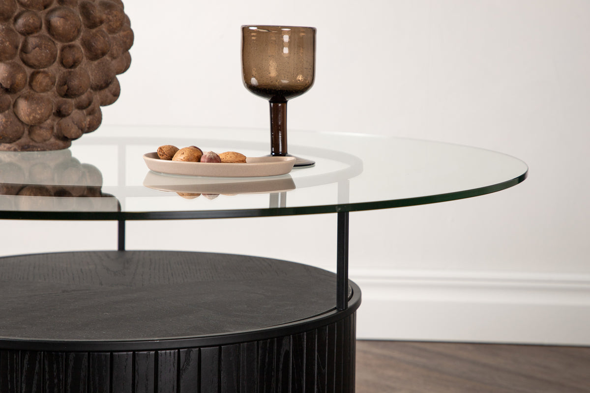 Venture Design Bovall Soffbord ⌀90 Svart