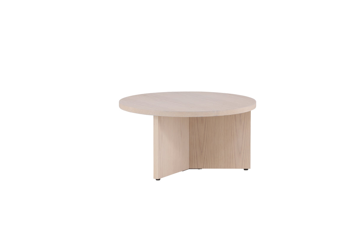 Venture Design Saltö Soffbord ⌀85 Vitputsad