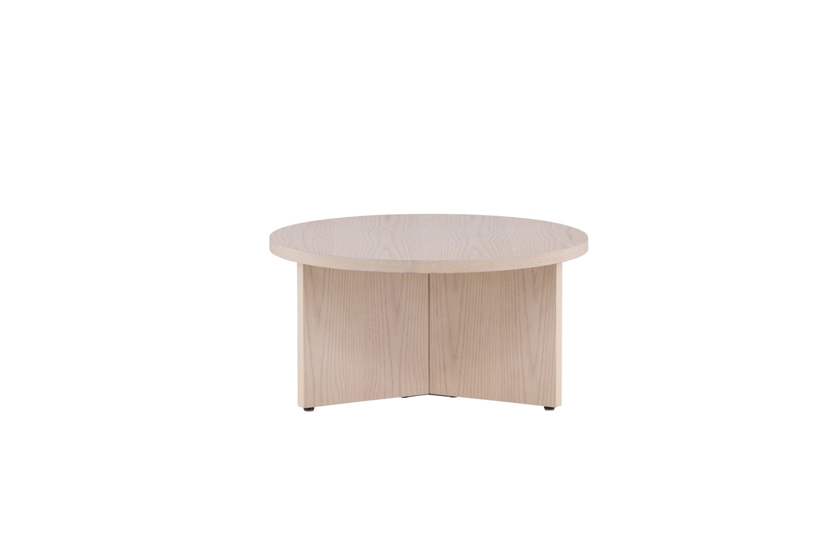 Venture Design Saltö Soffbord ⌀85 Vitputsad
