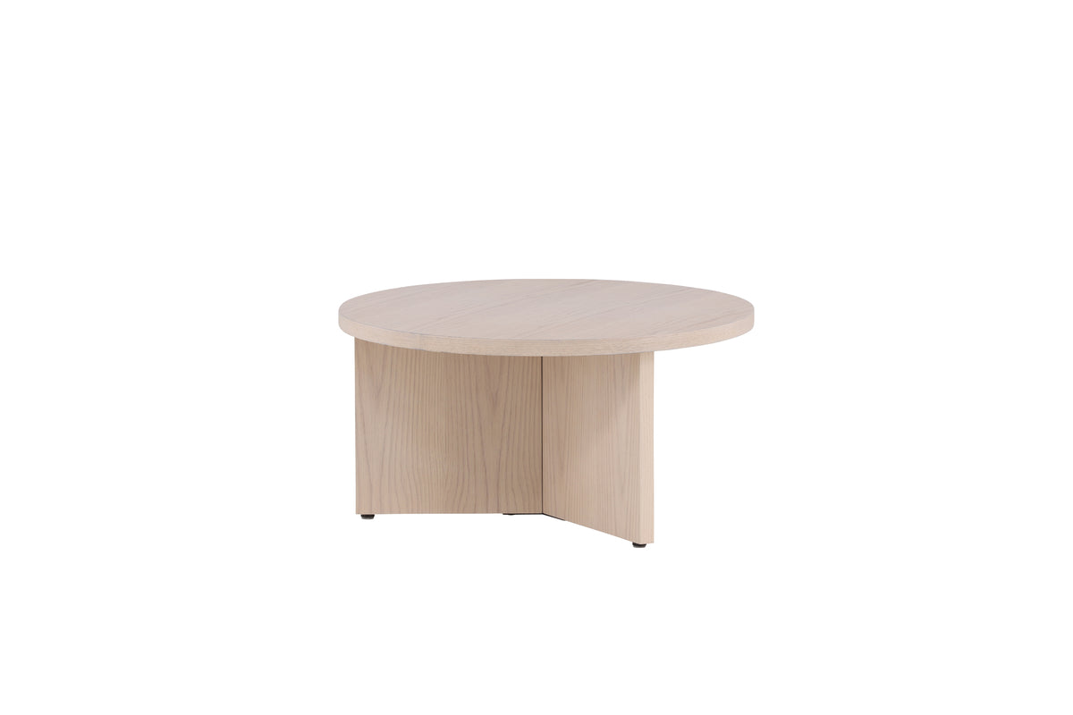 Venture Design Saltö Soffbord ⌀85 Vitputsad