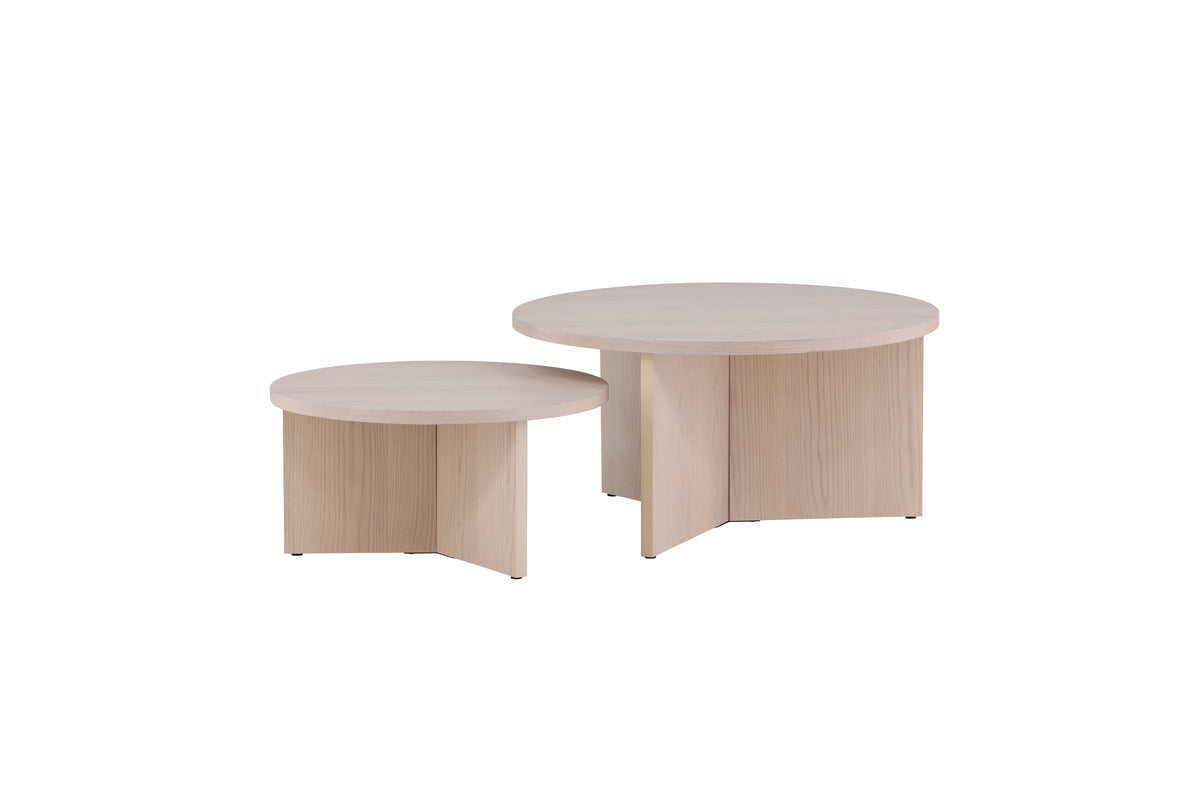 Venture Design Saltö Soffbord ⌀65 Vitputsad