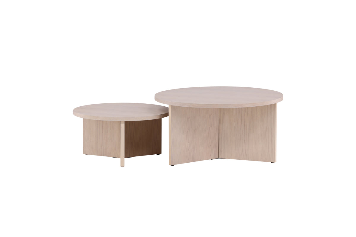 Venture Design Saltö Soffbord ⌀65 Vitputsad