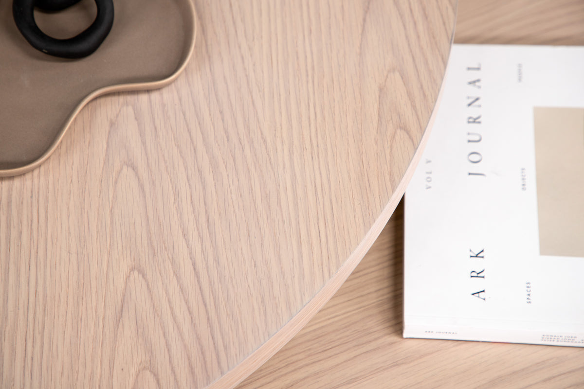 Venture Design Saltö Soffbord ⌀65 Vitputsad
