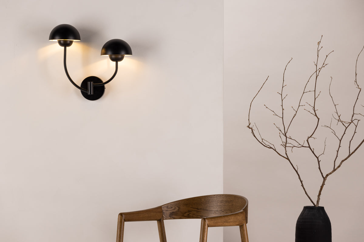 Venture Design Lyckorna Vägglampor Svart
