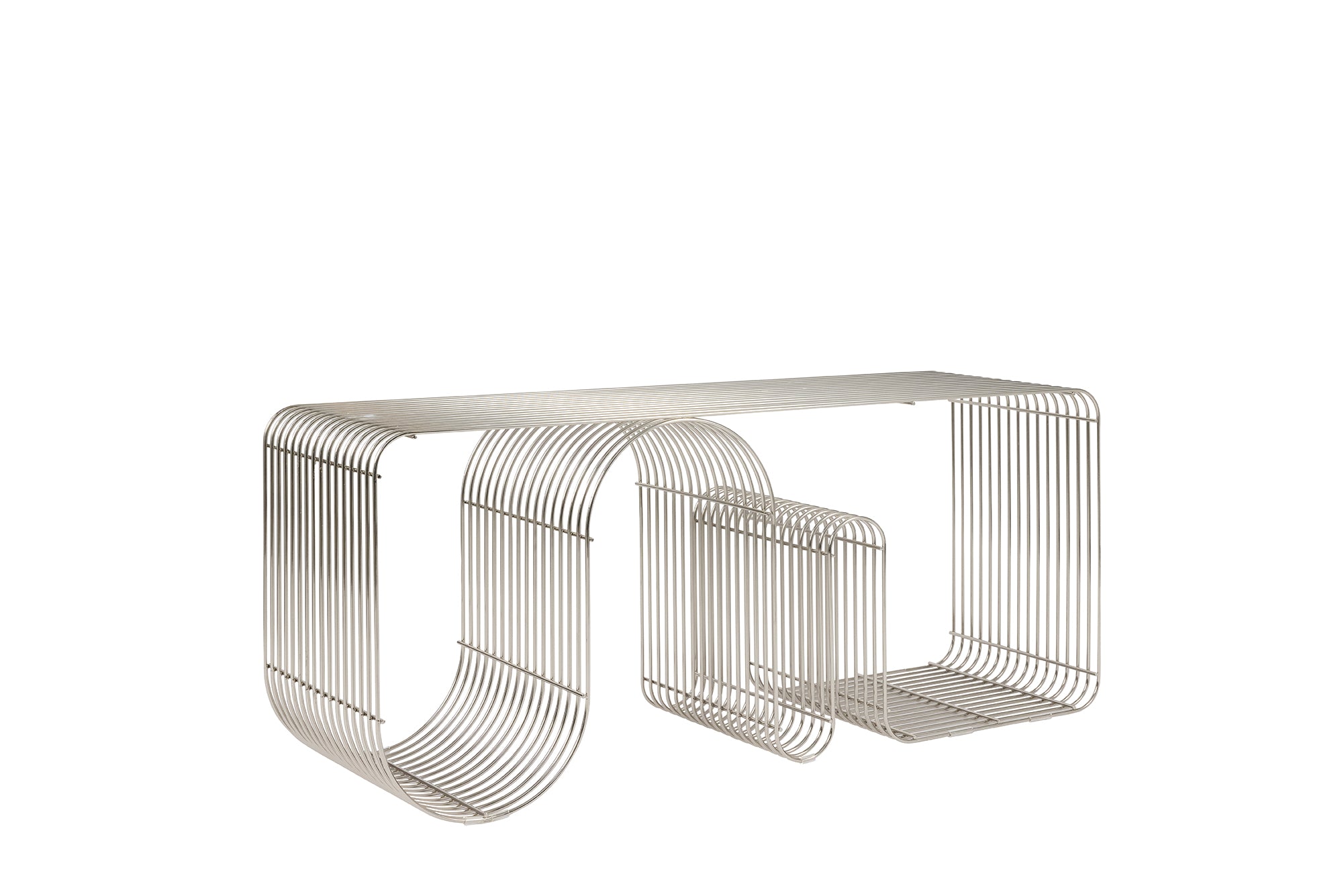AYTM CURBA Bänk, Silver