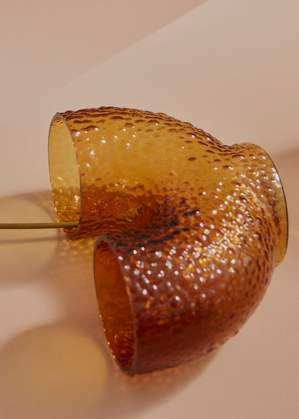 AYTM ARURA Låg Glas Vas, Orange