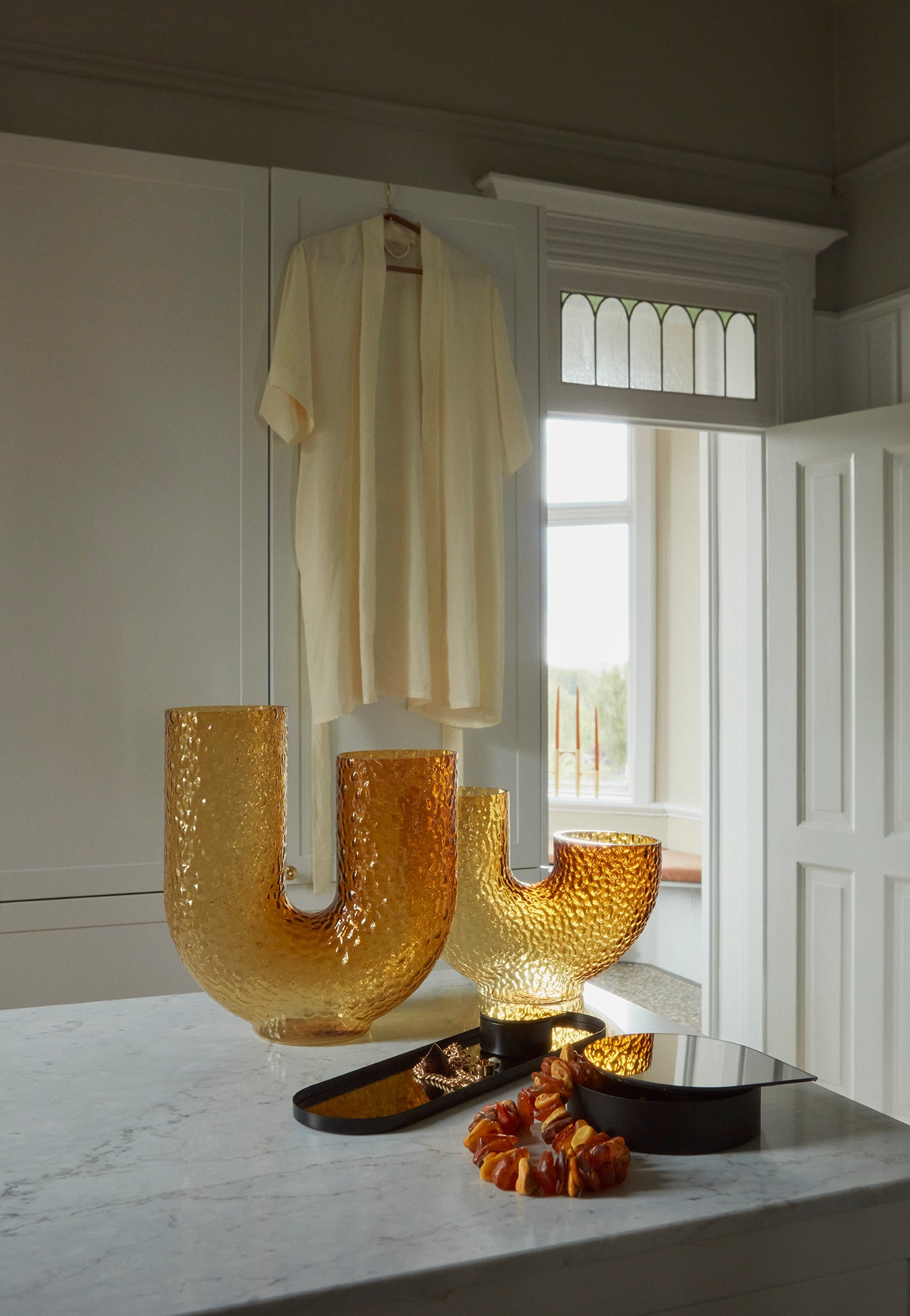AYTM ARURA Medium Glas Vas, Orange