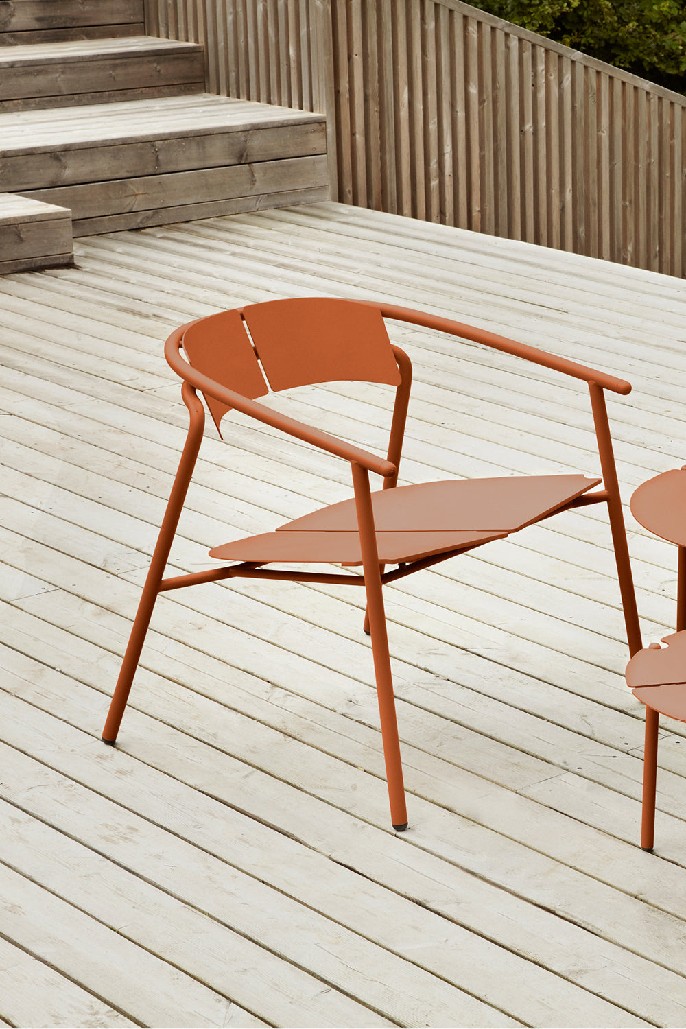AYTM Novo Lounge Stol, Orange Brun