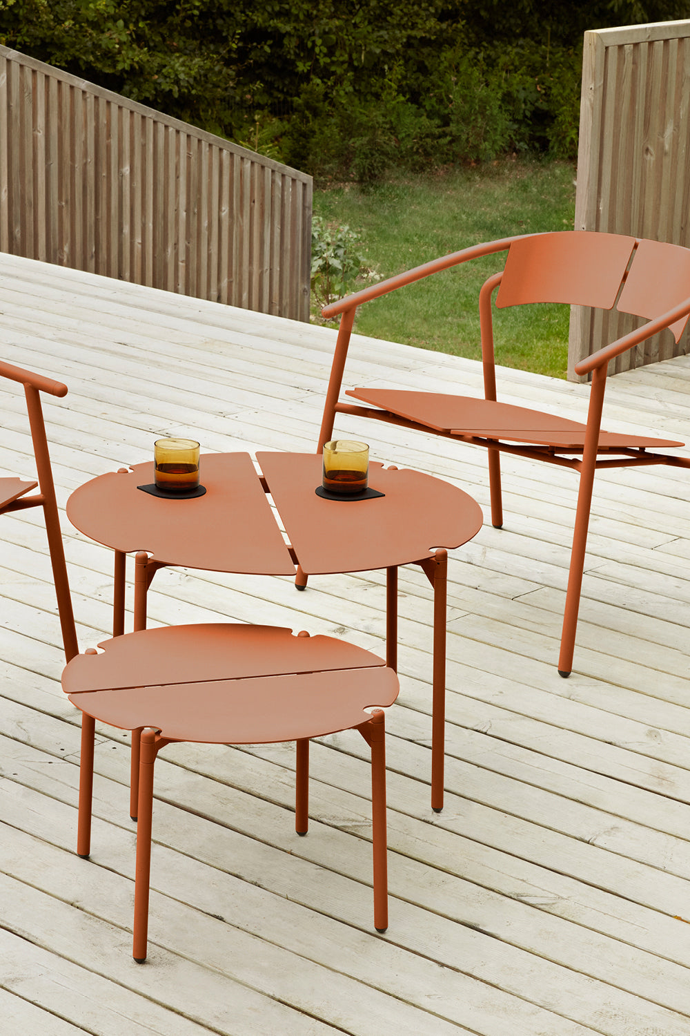 AYTM Novo Lounge Stol, Orange Brun