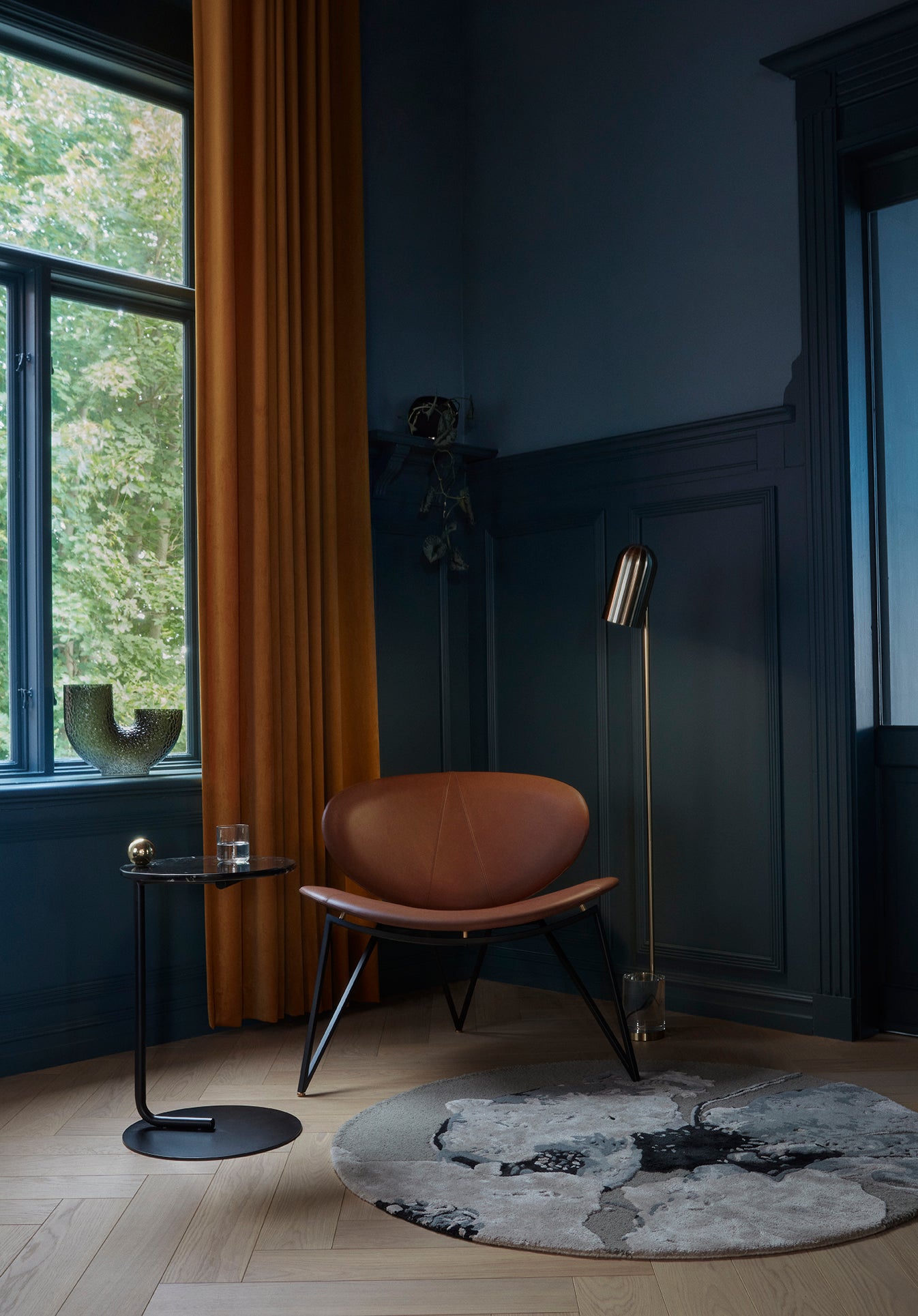 AYTM SEMPER Lounge Stol, Brun