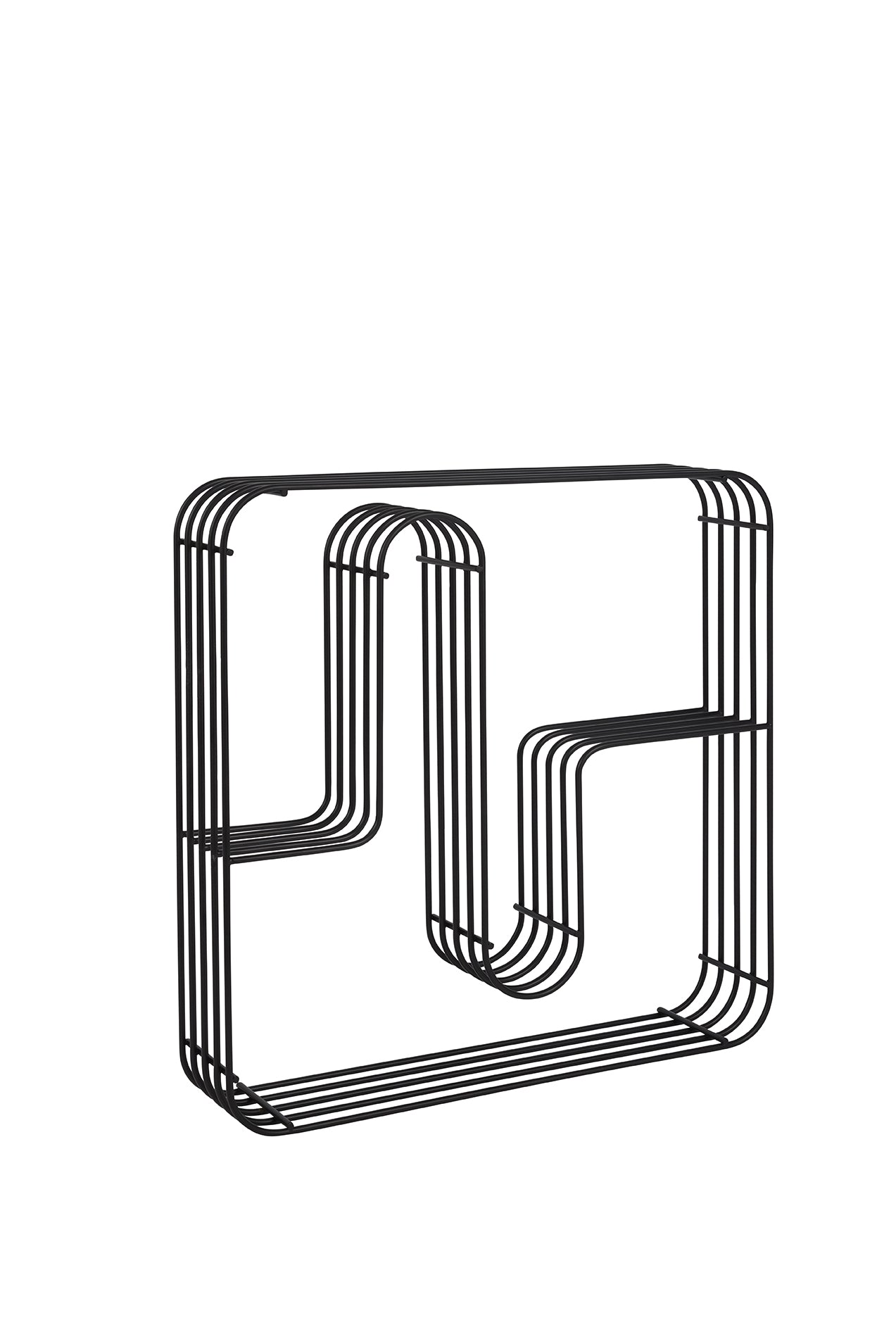 AYTM CURVA Square Hylla, Svart