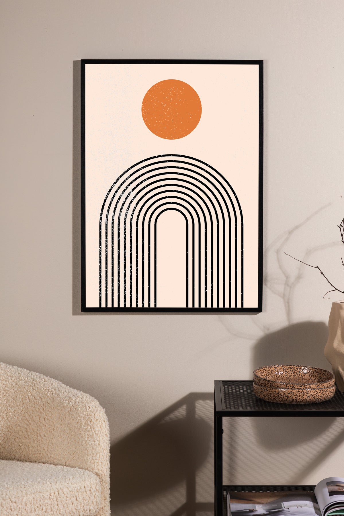 Venture Design Tempel Posters Beige