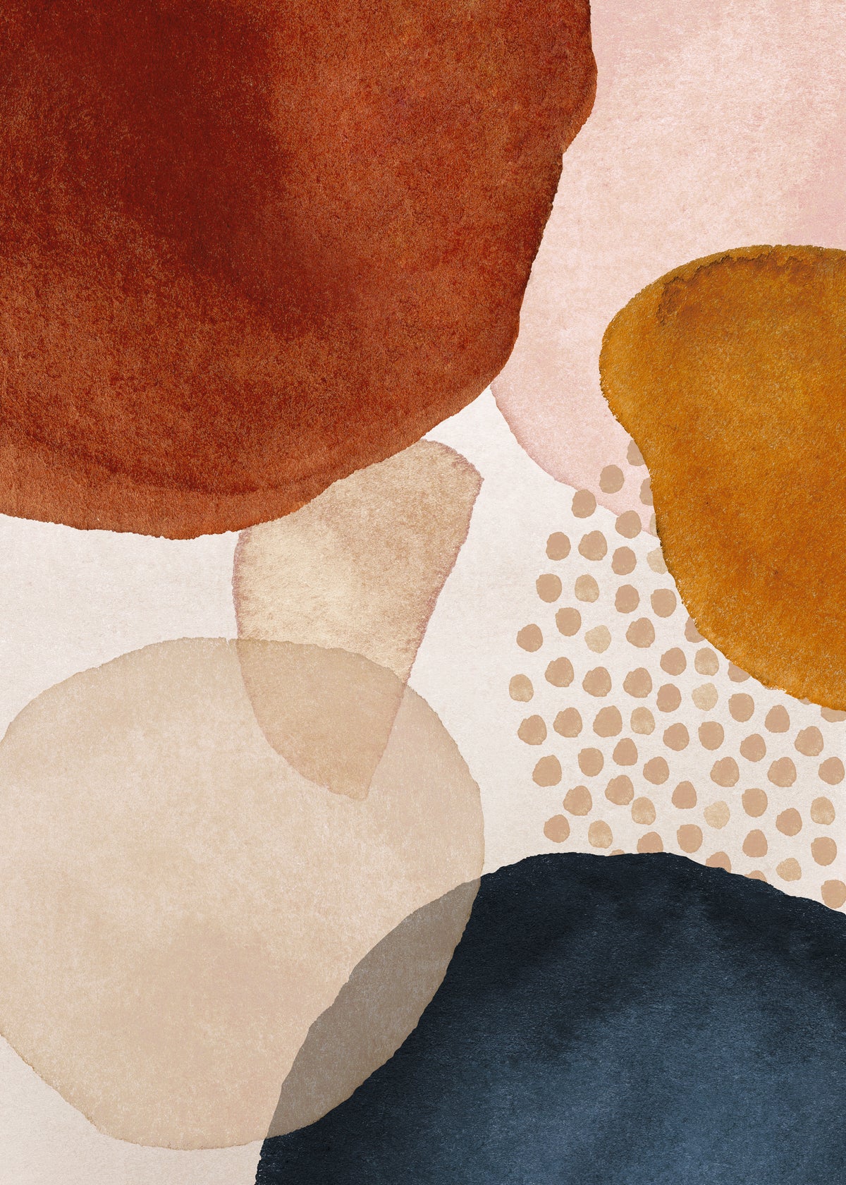 Venture Design Circles Posters Beige