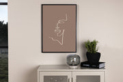 Venture Design Siluette Posters Brun