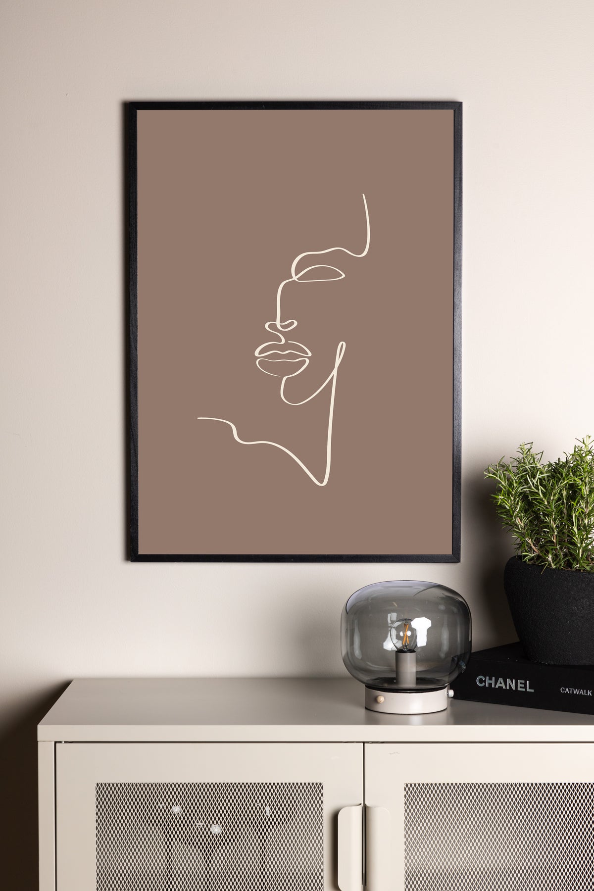 Venture Design Siluette Posters Brun