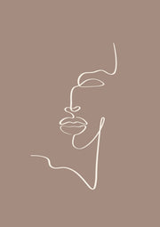 Venture Design Siluette Posters Brun
