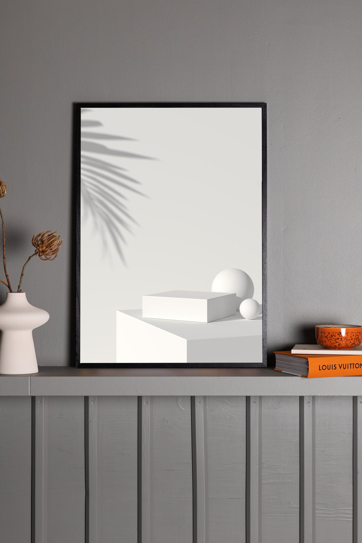 Venture Design White Box Posters Beige