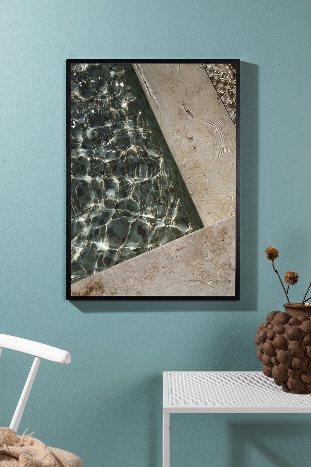 Venture Design Pool Posters Beige
