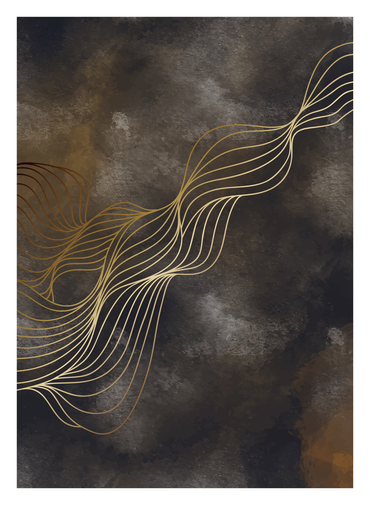 Venture Design Wave Posters Flerfärgad