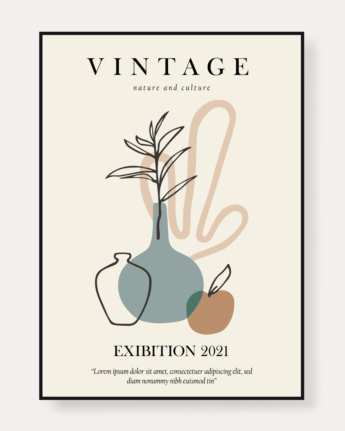 Venture Design Vintage Posters Beige