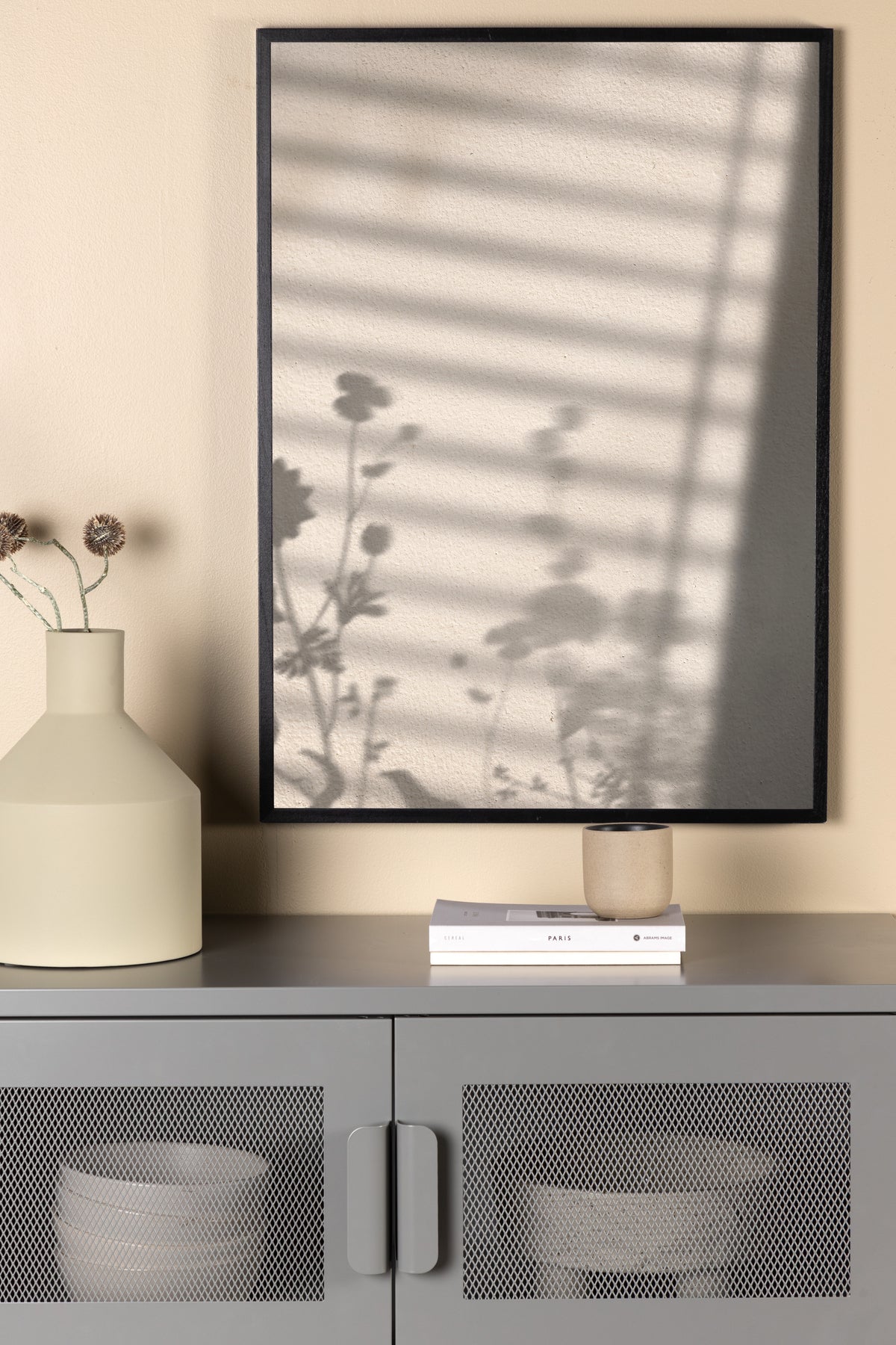 Venture Design Flower Shadow Posters Vit