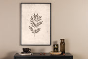 Venture Design Spring leaf Posters Beige