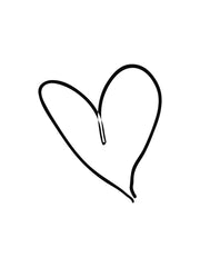 Venture Design Heart Posters Vit