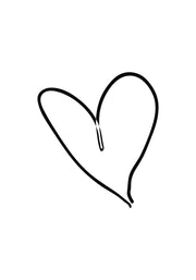 Venture Design Heart Posters Vit