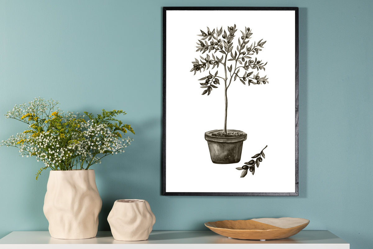 Venture Design Olive Posters Grön