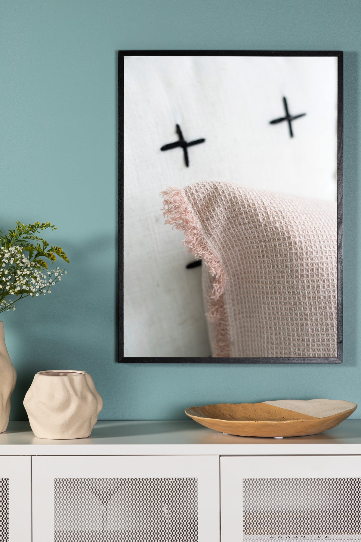 Venture Design Pillow Posters Beige