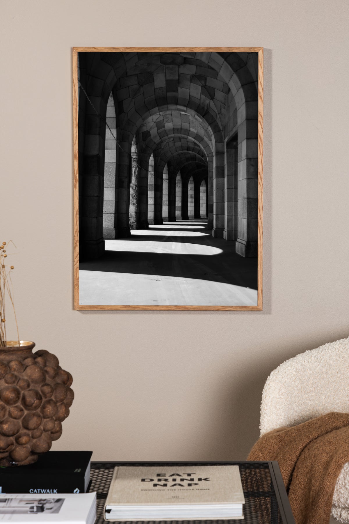 Venture Design Walkway Posters Beige