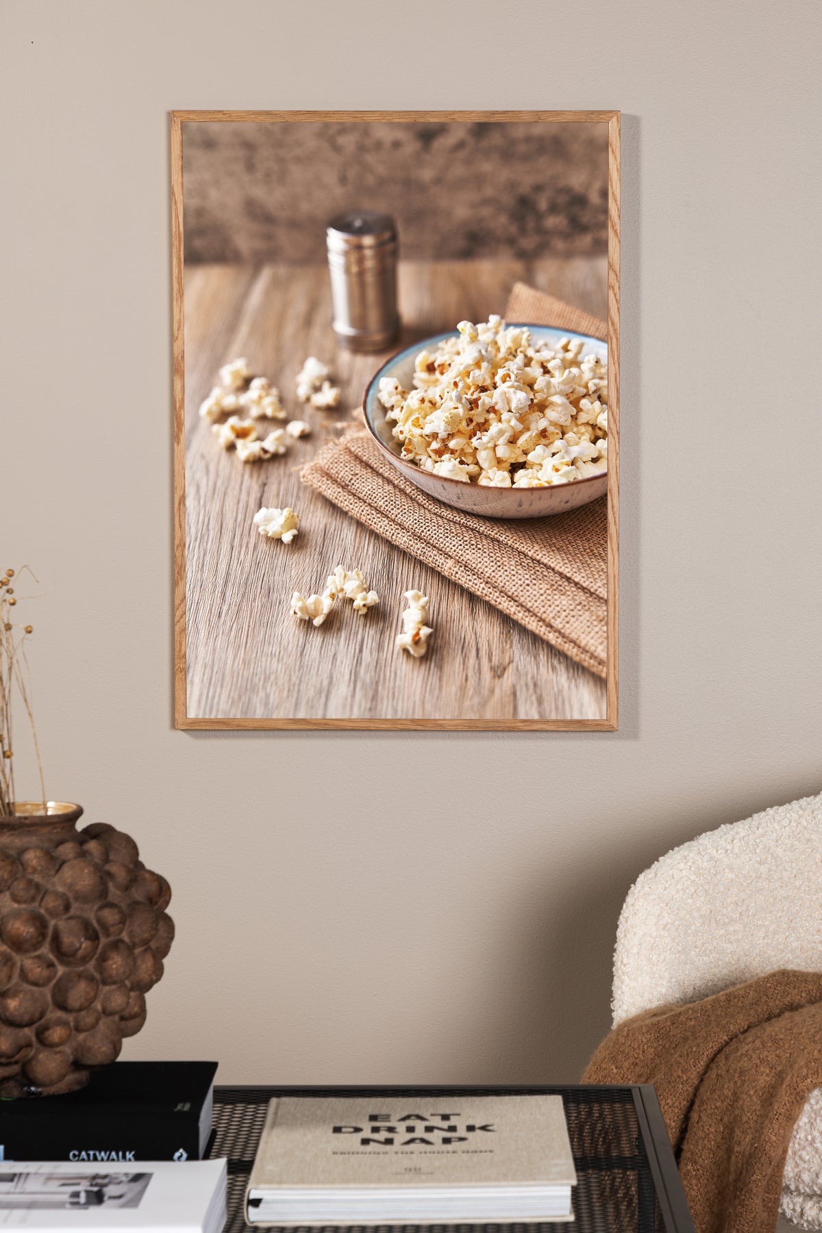 Venture Design Popcorn Posters Beige