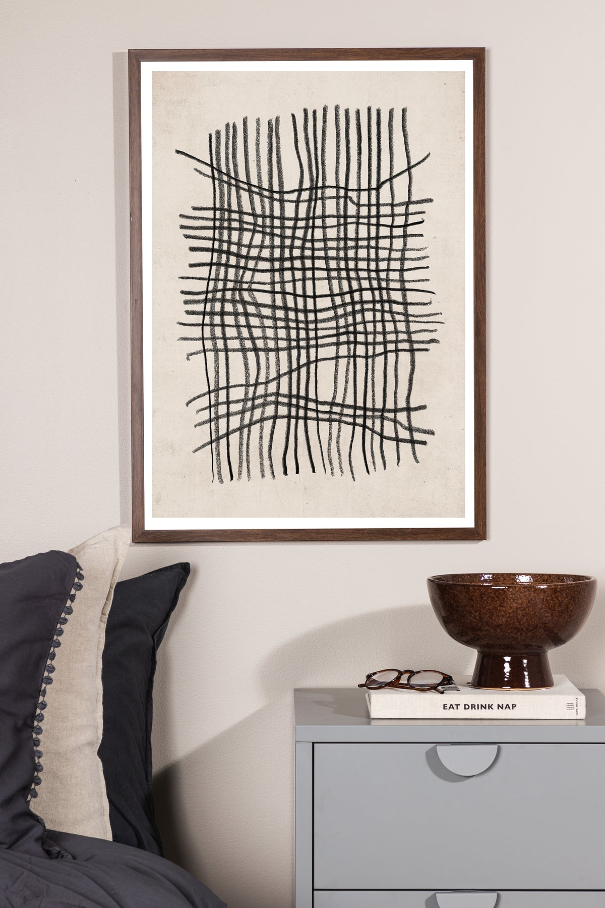 Venture Design Linework Posters Beige