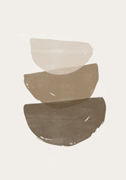 Venture Design Brush strokes Posters Beige