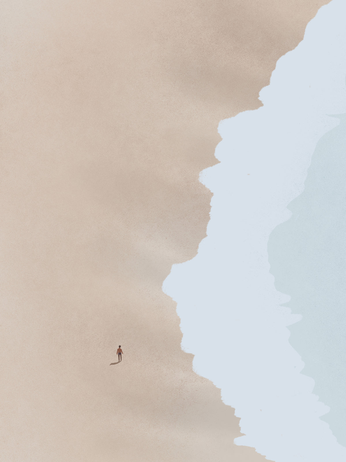 Venture Design Beach Posters Beige